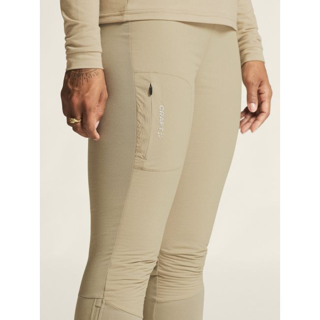 Craft Subz Light Tights W – Colanți cu față hidrofobă - Bej