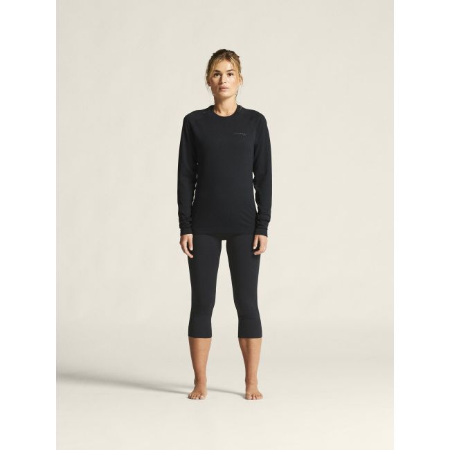 Craft Active Comfort LS 2 W – Bluză strat de bază - Negru
