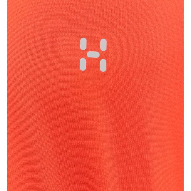 Haglöfs L.I.M Tech Tee – Tricou tehnic ultraușor - Roșu Habanero