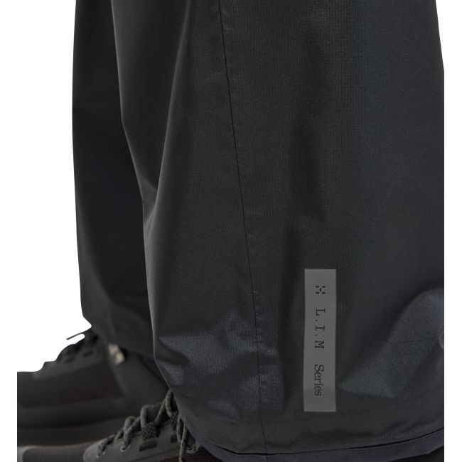 Haglöfs L.I.M Airak Pant – Pantaloni impermeabili ultraușori - Negru True Black