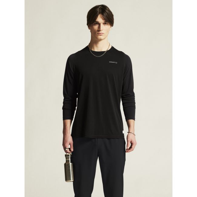Craft Collective Bi-blend LS Tee – Bluză de antrenament - Negru