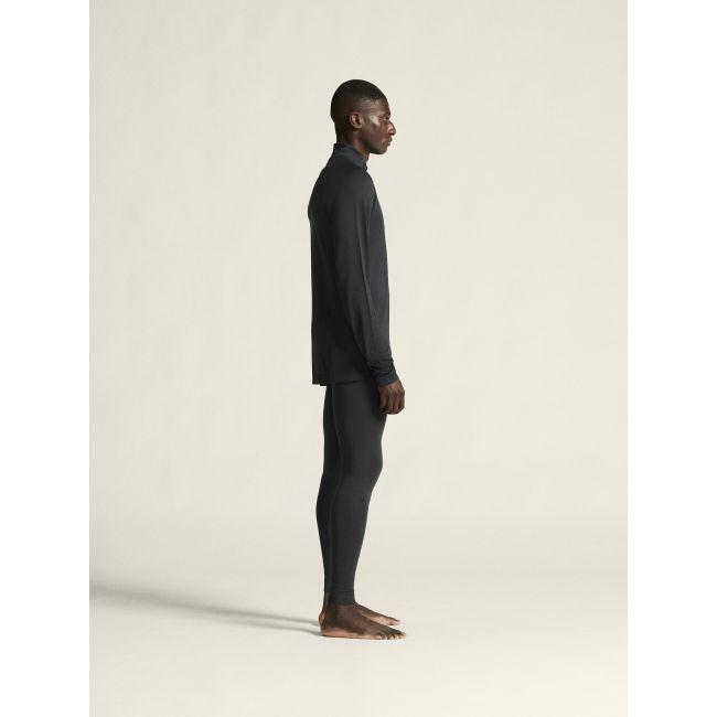 Craft Active Comfort LS HZ 2 – Bluză strat de bază cu fermoar scurt - Negru