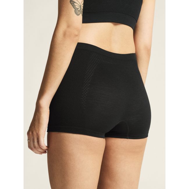 Craft Wool Seamless Boxer W – Boxeri din lână merinos fără cusături - Negru