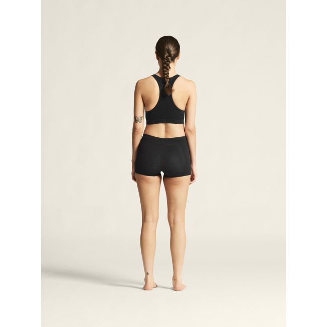 Craft Wool Seamless Bra W – Bustieră din lână merinos fără cusături - Negru