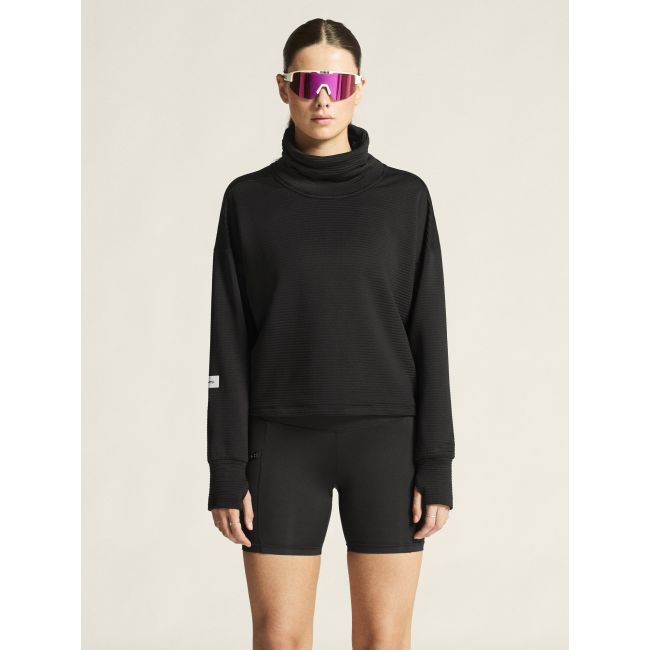 Craft Subz Funnelneck Jersey W – Bluză cu guler înalt - Negru