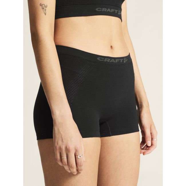 Craft Wool Seamless Boxer W – Boxeri din lână merinos fără cusături - Negru