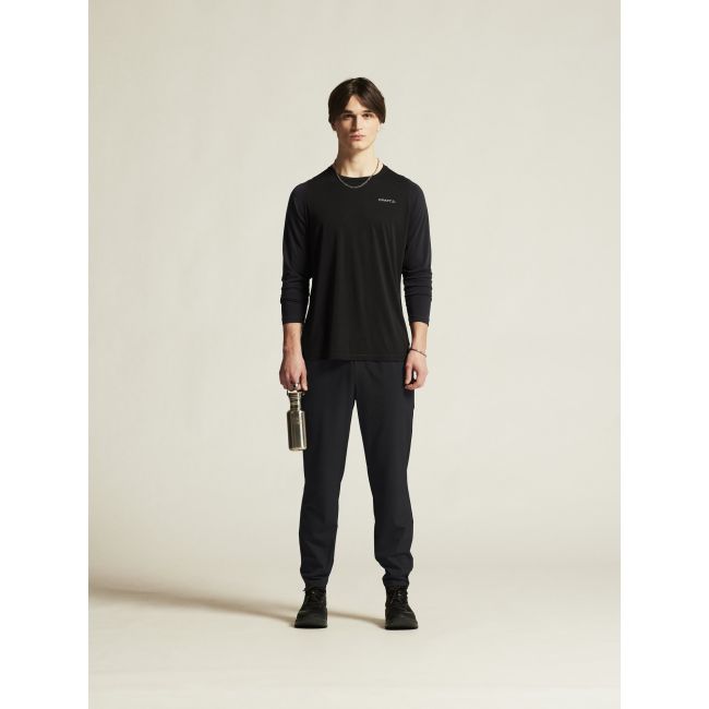 Craft Collective Bi-blend LS Tee – Bluză de antrenament - Negru