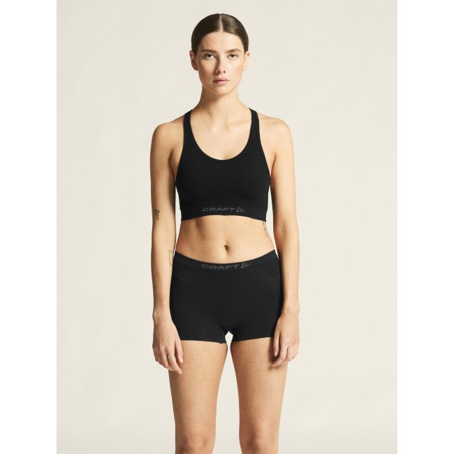 Craft Wool Seamless Bra W – Bustieră din lână merinos fără cusături - Negru
