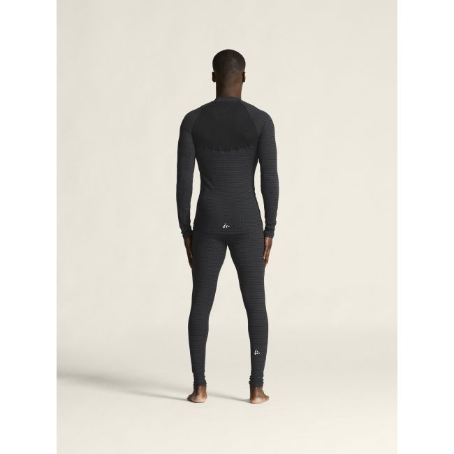 Craft Wool Extreme X LS 2 – Bluză strat de bază cu lână merinos - Negru