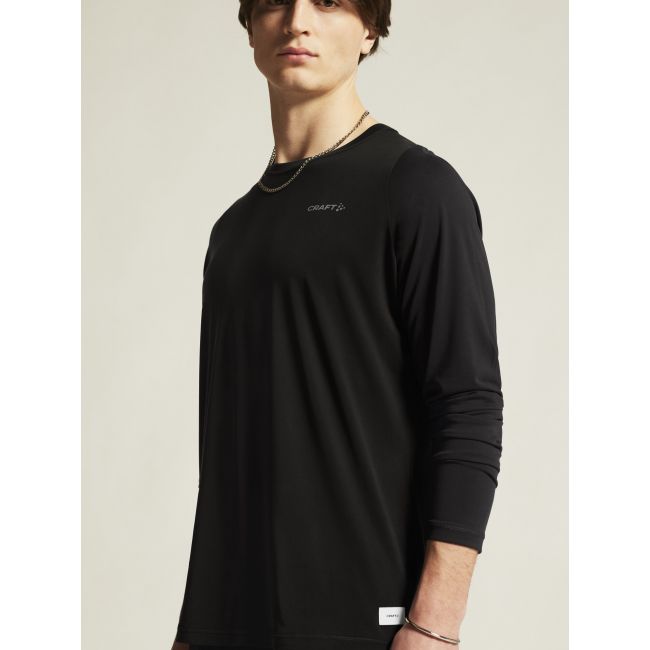 Craft Collective Bi-blend LS Tee – Bluză de antrenament - Negru