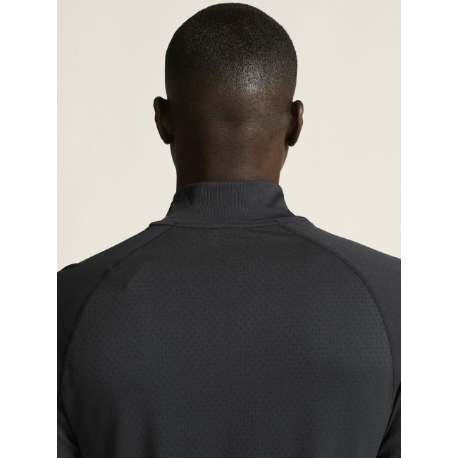 Craft Active Comfort LS HZ 2 – Bluză strat de bază cu fermoar scurt - Negru