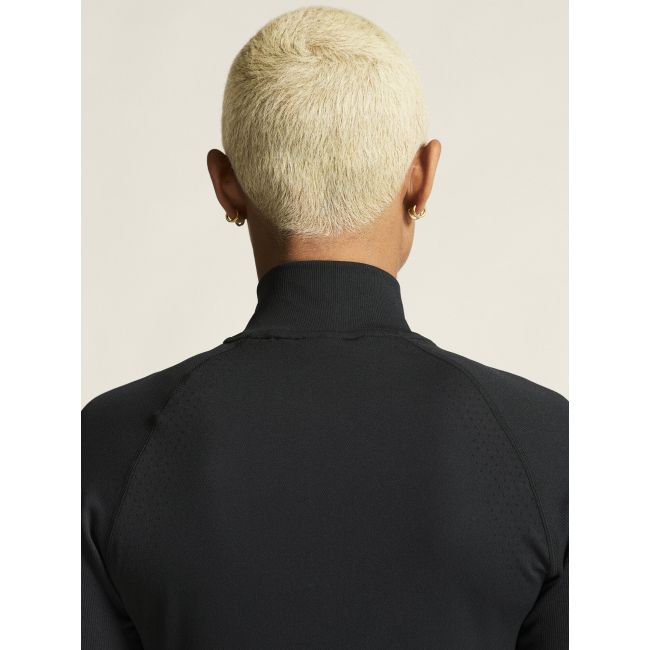Craft Active Comfort LS HZ 2 W – Bluză strat de bază cu fermoar scurt - Negru
