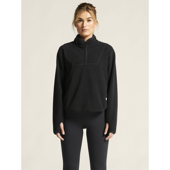 Craft Join Pile Fleece HZ W – Bluză fleece pufos cu fermoar scurt - Negru