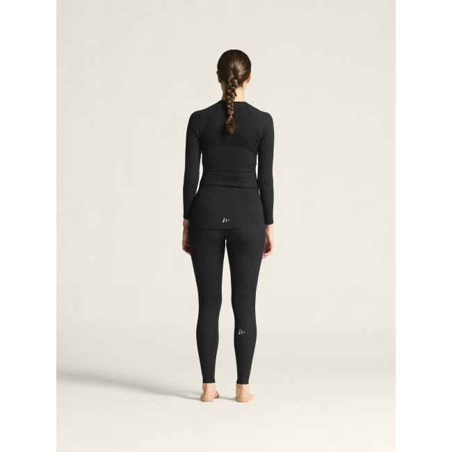 Craft Wool Extreme X Pants 2 W – Pantaloni strat de bază cu lână merinos - Negru
