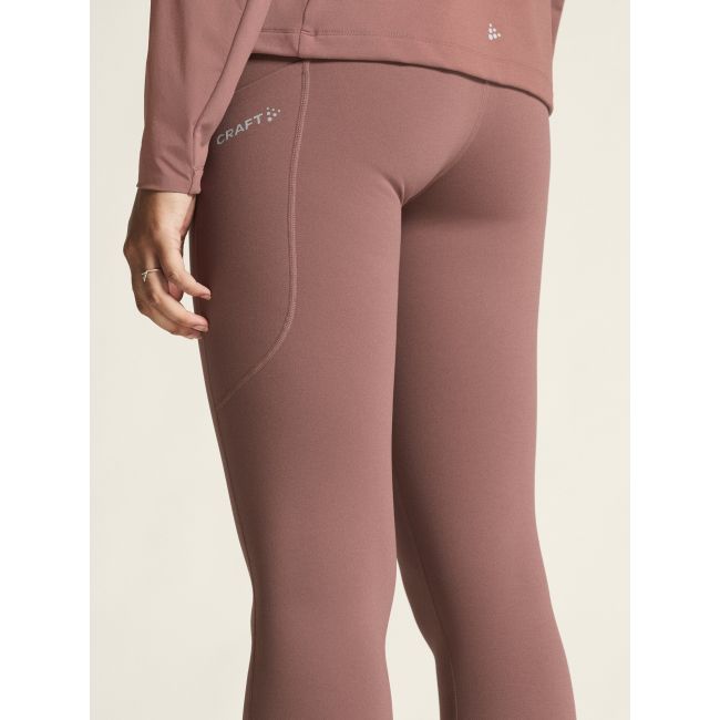 Craft ADV Essence Warm Tights 3 W – Colanți calzi de antrenament - Roșu (473000)