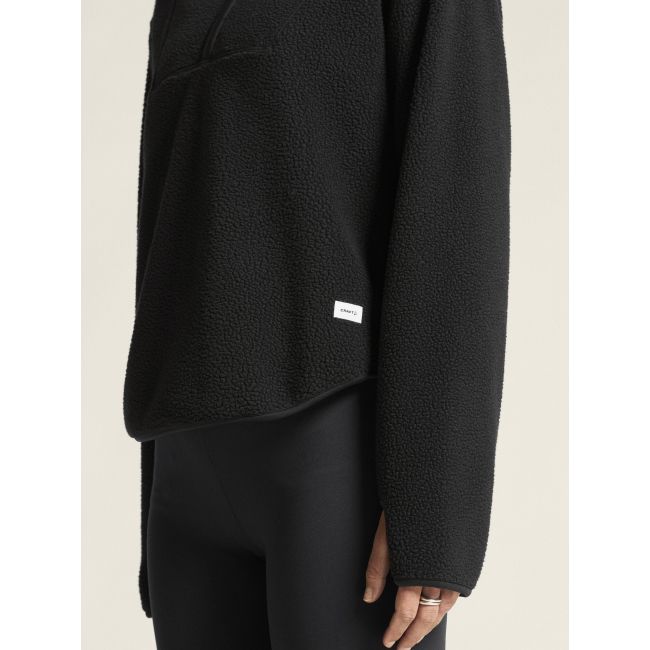 Craft Join Pile Fleece HZ W – Bluză fleece pufos cu fermoar scurt - Negru