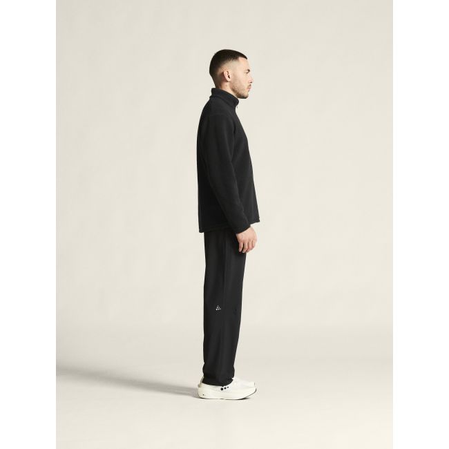 Craft Join Pile Fleece HZ – Bluză fleece pufos cu fermoar scurt - Negru