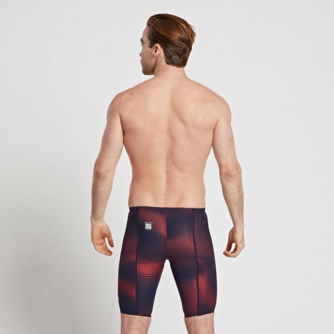Finis - costum concurs inot barbati - HydroX Jammer - Bleumarin / roșu