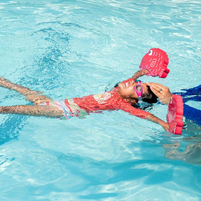 Finis - plutitoare invatat inot copii - Floatie Friends - pereche pentru maini - Pește-balon