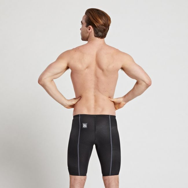 Finis - costum concurs inot barbati - HydroX Jammer - Negru / gri