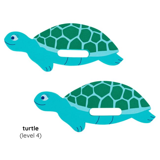 Finis - plutitoare invatat inot copii - Floatie Friends - pereche pentru maini - Țestoasă