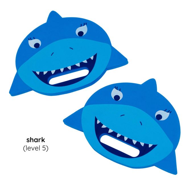 Finis - plutitoare invatat inot copii - Floatie Friends - pereche pentru maini - Rechin