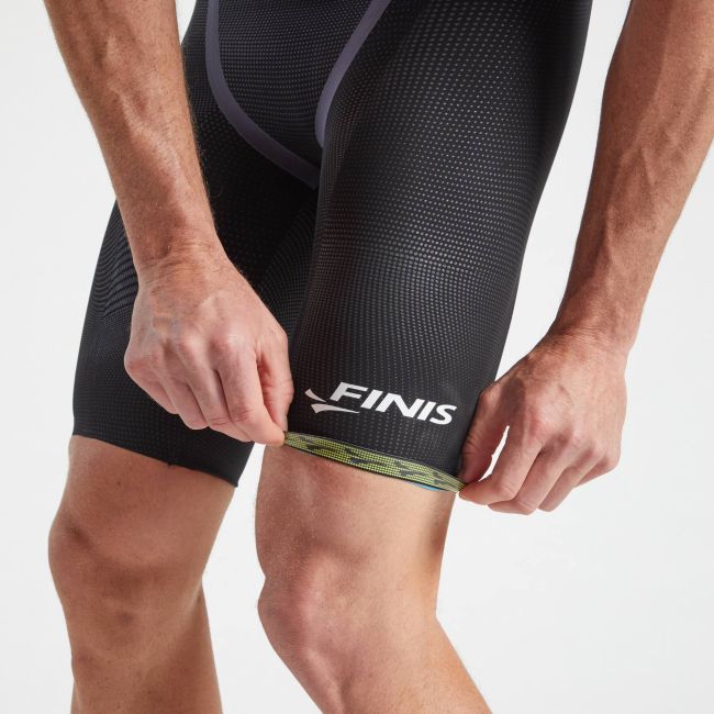 Finis - costum concurs inot barbati - HydroX Jammer - Negru / gri