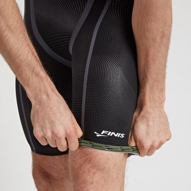 Finis - costum concurs inot barbati - HydroX Jammer - Negru / gri