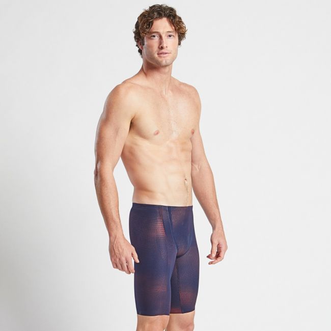 Finis - costum concurs inot barbati - HydroX Jammer - Bleumarin / roșu