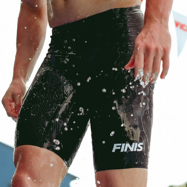 Finis - costum concurs inot barbati - HydroX Jammer - Negru