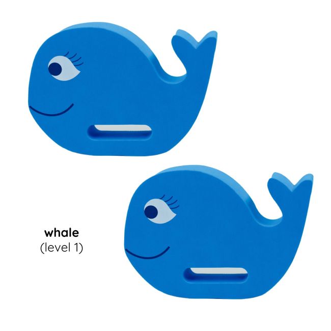 Finis - plutitoare invatat inot copii - Floatie Friends - pereche pentru maini - Balenă