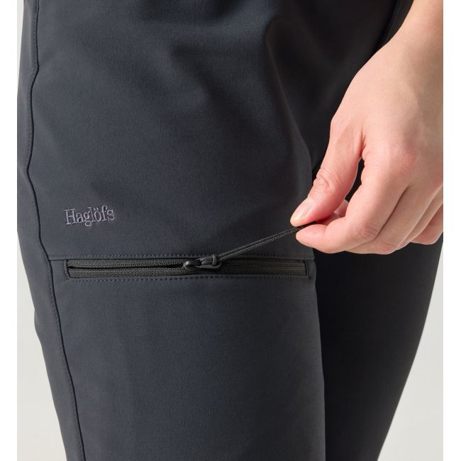 Haglöfs Warm Flex Pant W – Pantaloni softshell călduroși - Negru True Black