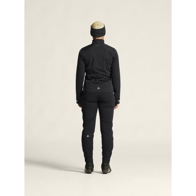 Craft PRO Nordic Race FZ Pants W – Pantaloni de concurs schi fond cu fermoar întreg - Negru
