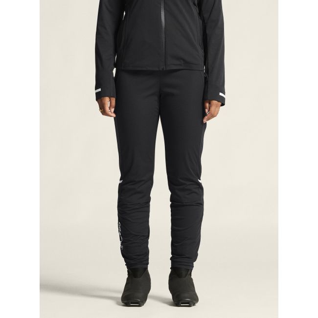 Craft PRO Nordic Race FZ Pants W – Pantaloni de concurs schi fond cu fermoar întreg - Negru