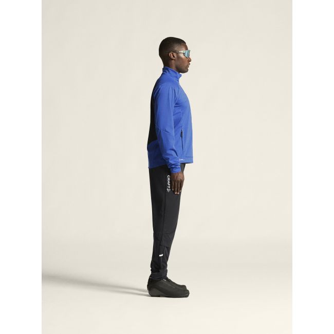 Craft PRO Nordic Race FZ Pants – Pantaloni de concurs schi fond cu fermoar întreg - Negru