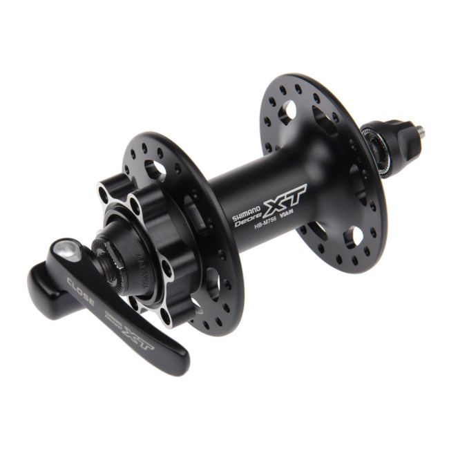 Butuc Fata SHIMANO Deore XT HB-M756 - 32H, Old: 100mm, Ax: 108mm, DB: 6 Suruburi