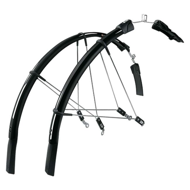 Aparatori bicicleta SKS Raceblade Long - Black | Set