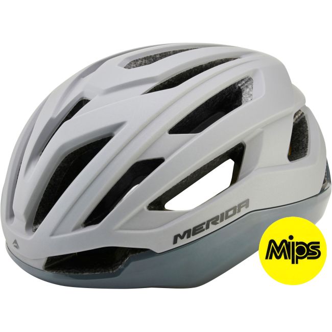 Cască Merida Apex 58-62 cm MIPS Gri Mat/Gri Lucios 20 Fante