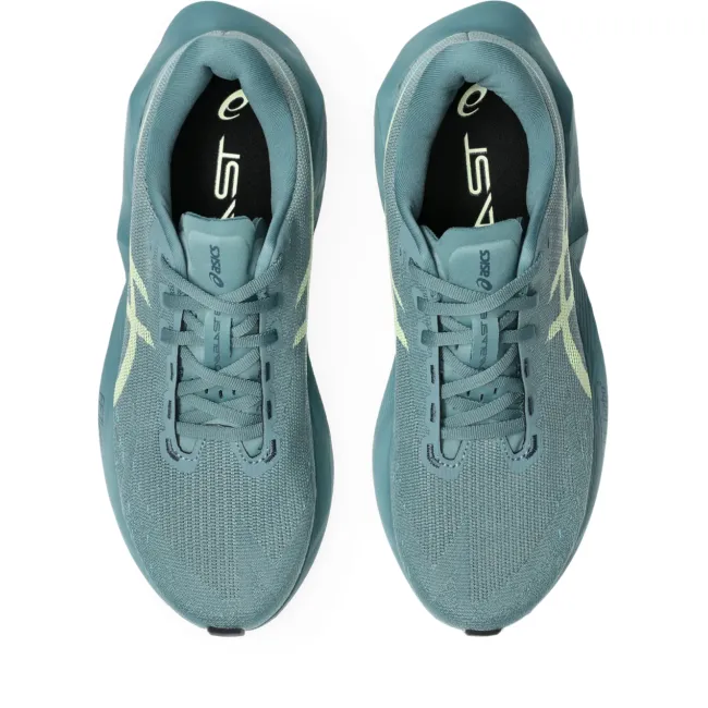 Pantofi alergare ASICS Novablast 6 - turcoaz Foggy Teal | Yellow | retur de energie