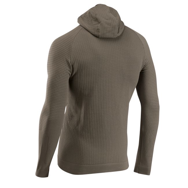 Tricou ciclism Northwave Route Knit lung L/XL cu glugă, verde