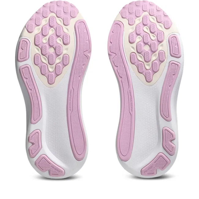 Pantofi alergare stabilitate ASICS GEL-Kayano 33 - alb White | Hazy Lilac | susținere adaptivă