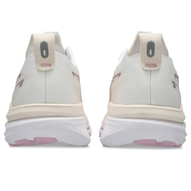 Pantofi alergare stabilitate ASICS GEL-Kayano 33 - alb White | Hazy Lilac | susținere adaptivă