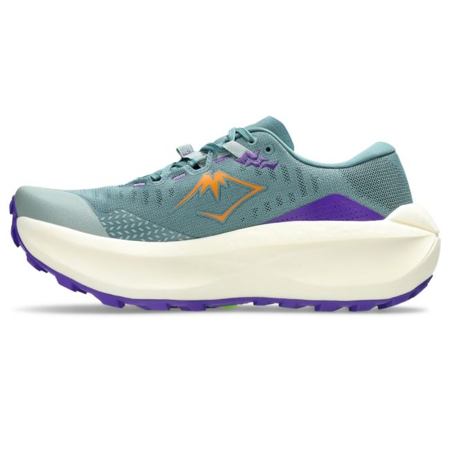 Pantofi alergare trail ASICS Trabuco Max 5 - turcoaz Foggy Teal | Radiant Amethyst | amortizare maximă