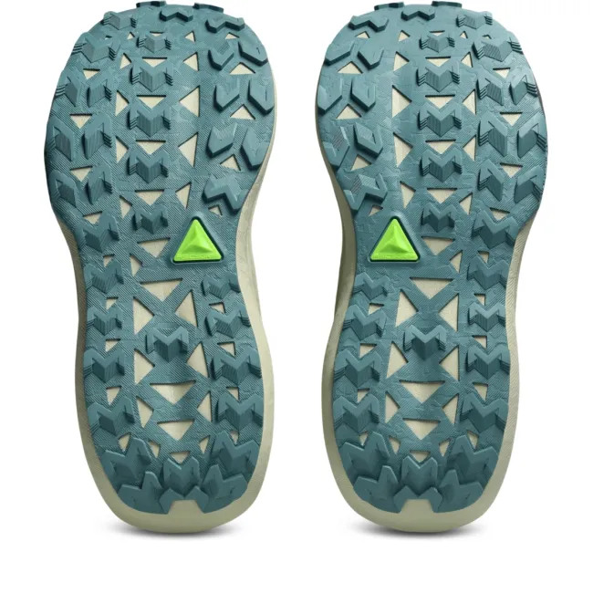 Pantofi alergare trail ASICS Trabuco Max 5 - kaki Vintage Khaki | Foggy Teal | amortizare maximă