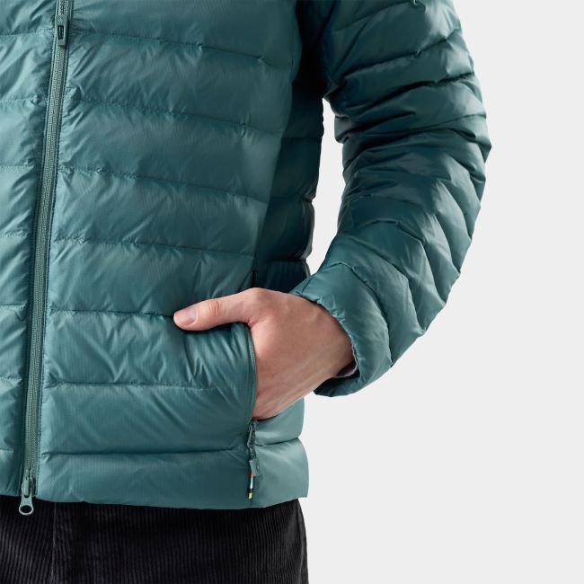 Geacă Smartwool Winterloft Hooded - turcoaz Dusty Teal | Merino