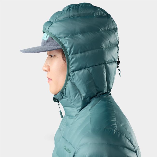 Geacă Smartwool Winterloft Hooded - turcoaz Dusty Teal | Merino