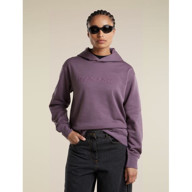 Hanorac Icebreaker 360 RealFleece Elemental - gri-mov Grey Plum