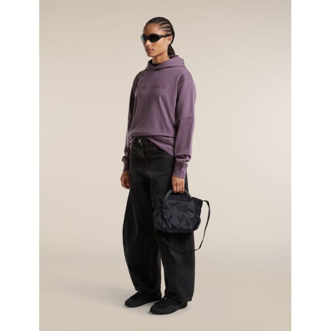 Hanorac Icebreaker 360 RealFleece Elemental - gri-mov Grey Plum