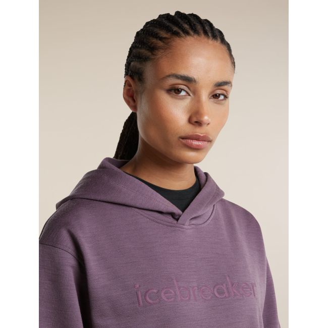 Hanorac Icebreaker 360 RealFleece Elemental - gri-mov Grey Plum