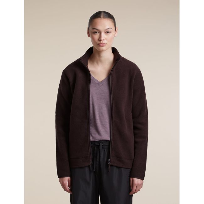 Tricou Merino Icebreaker 150 Tech Lite V Neck - gri Grey Plum